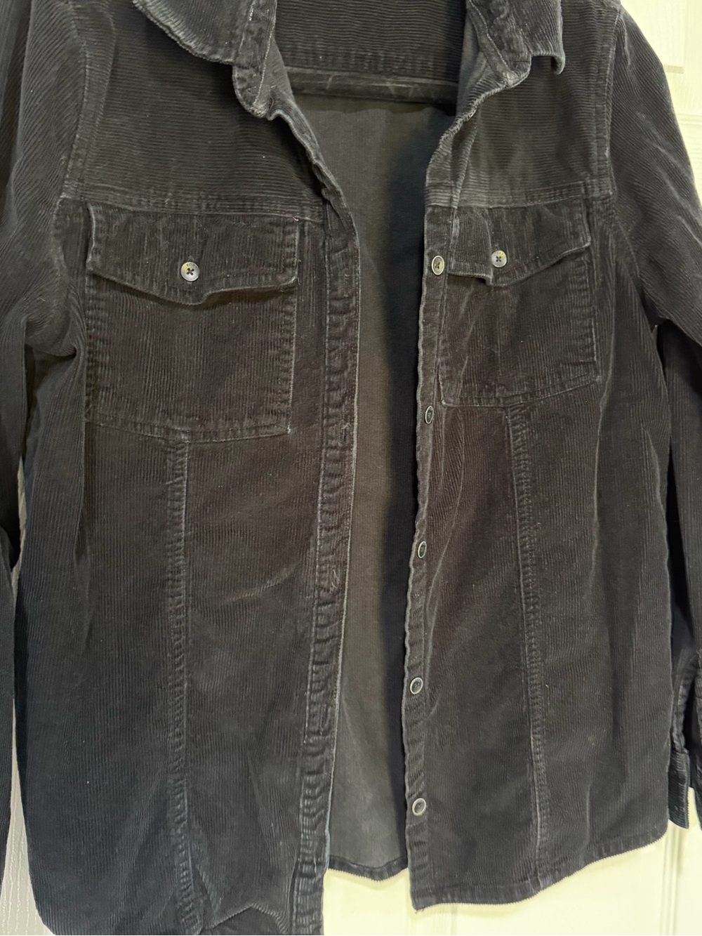 Roxy Black Corduroy Shacket